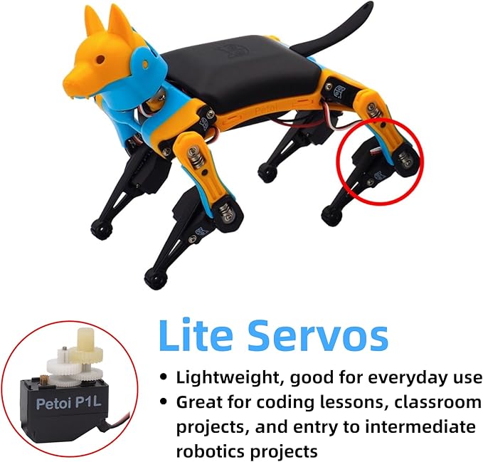Bittle Robot Dog Kit(Pre-Assembled) | Coding Smart Robo Pet, Quadruped Robot Kit for STEM & Robotics Education | Programmable Open Source, App Control IoT Robotics for Engineers, Geeks, & Students