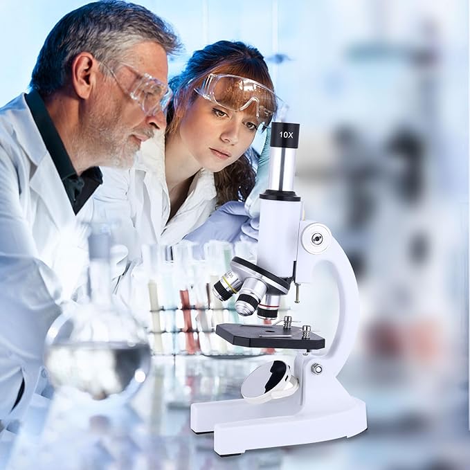 Microscope for Kids,40X-2000X Mobile Phone Adapter with Microscope Slide Microscope kit for Home School Laboratories for Children Students