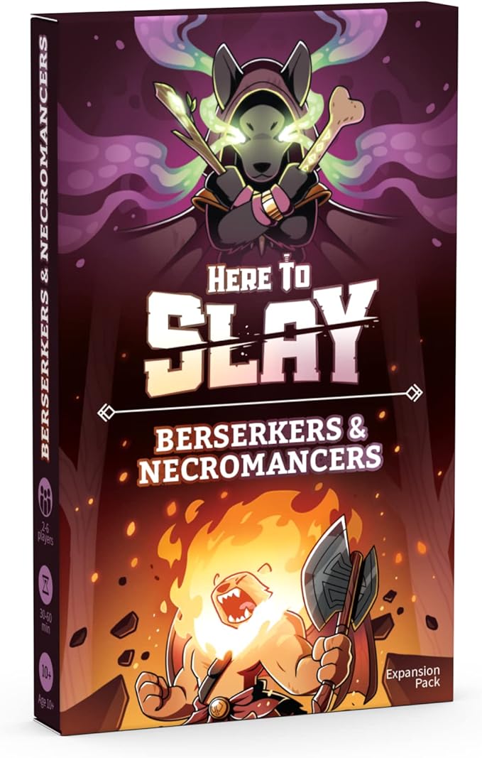 Unstable Games - Berserker & Necromancer Expansion Pack - Designed to be added to your Here to Slay Base Game - Great for Family Game Night