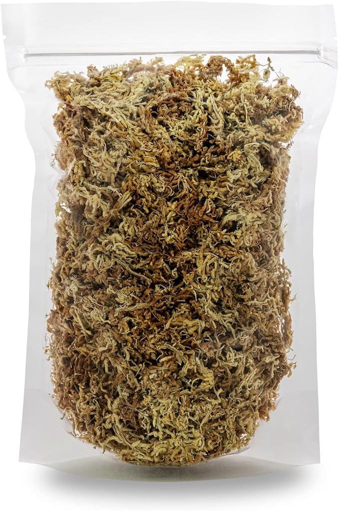 Premium Grade Sphagnum Moss by Gardenera - 20 Quart - Organic Hand Mixed New Zealand Long Fibered Sphagnum Moss Orchid - 4 Bags of 5 Quart