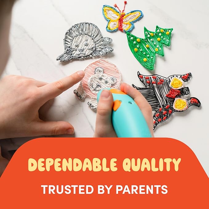 300 x ORKAN 3D Pen Filament Refills | Only Compatible with The 3Doodler Start+ | 15 Rainbow Colors | 6" x 2.5mm PCL Eco-Filament Strands | Safe for Kids | Only for 3Doodler Start+ 3D Pen