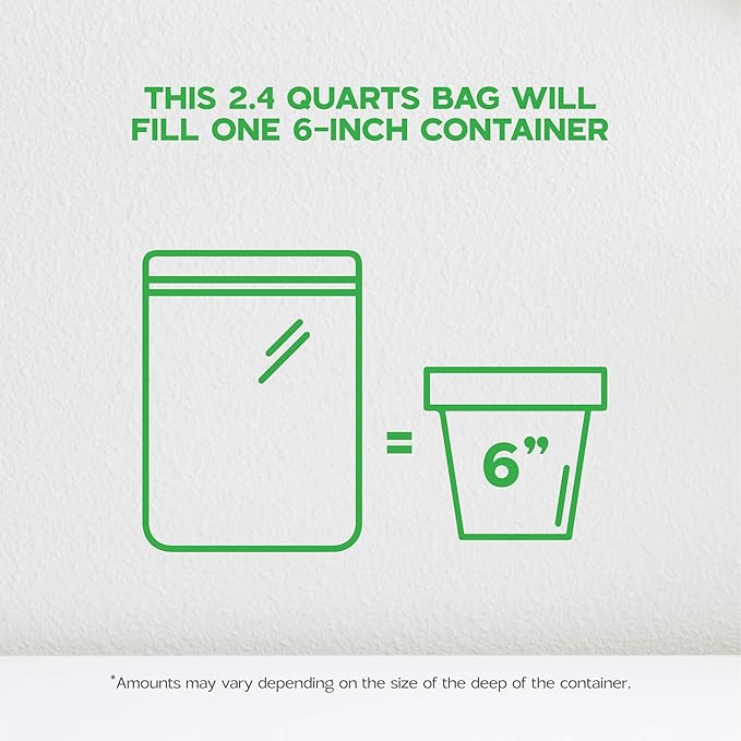Potting Soil Indoor Plants Soil for Indoor Plants Potting Mix planters Food Plant Food for houseplants Fertilizer Free 2 oz Bag of Fertilizer Pellets Inside 2.4 Qts