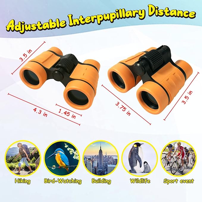 ESSENSON Bug Catcher and Kids Explorer Kit, Outdoor Bug Catching Explorer Adventure Kit with Binoculars, Summer Outdoor Toys for Kids Ages 4-8