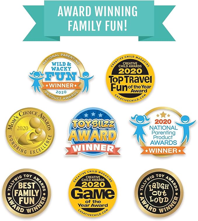 Card Games for Travelers | 30 Fun Classic Games & 2 Custom Decks | Ideal Gift for Kids (4+) & Travelers | Family Game Night Stocking Filler