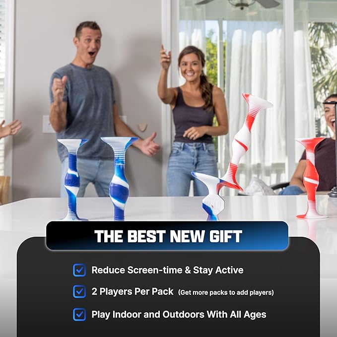 Popdarts PRO Pack Game Set (Retro) - Indoor, Outdoor Suction Cup Throwing Game - Competition with a POP