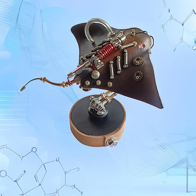 Mechanical Manta Ray 3D Metal Model,DIY Projects Building Kit, Arts & Crafts Adult Hobby Kits for Men,Cool for Birthday(Stingray)