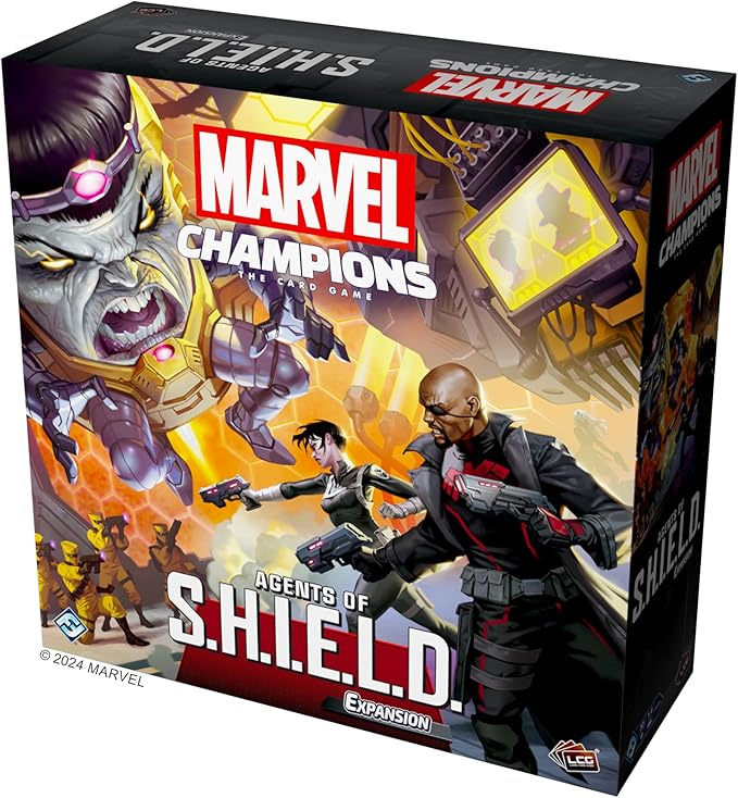 Marvel Champions The Card Game Agents of S.H.I.E.L.D. Campaign Expansion - Cooperative Strategy Game for Kids & Adults, Ages 14+, 1-4 Players, 45-90 Min Playtime, Made by Fantasy Flight Games
