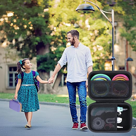 Case Compatible with SCRIB3D P1 Advanced / 3Doodler PRO / 3Doodler Flow / MYNT3D Super Professional Printing / PIKA3D PRO 3D Printing Pen (Teal + Pink)