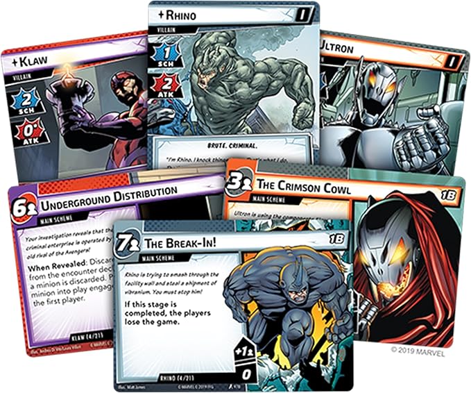 Asmodee Marvel Champions The Card Game (Core Set) - Cooperative Superhero Strategy Game for Kids and Adults, Ages 14+, 1-4 Players, 45-90 Minute Playtime