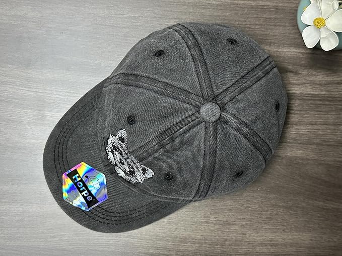 Adjustable Embroidered Animal Baseball Hat for Toddler Kid