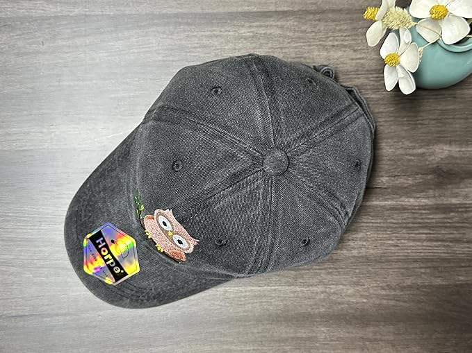 Adjustable Embroidered Animal Baseball Hat for Toddler Kid