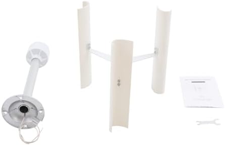 Vertical Axis Wind Turbine, 12V 40W 3-Phase Permanent Magnet Motor, DIY Wind Power Generator Kit with Low Noise ABS Blades for Home, Science Education, Off-Grid Projects - Image 3