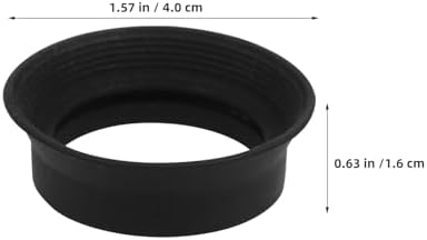 Homoyoyo 4pcs Rubber Eyepiece Eye Cup Cover for Telescope and Microscope - Image 2