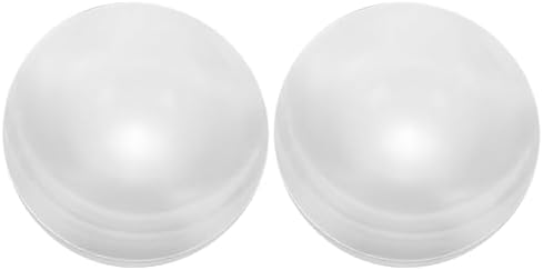 PATIKIL 2Pcs Fresnel Lens, 100mm Diameter Acrylic Lens Solar Focal Length 100mm Magnifier Glass for Solar Heating Small Magnifier Physics Teaching, Transparent by PATIKIL