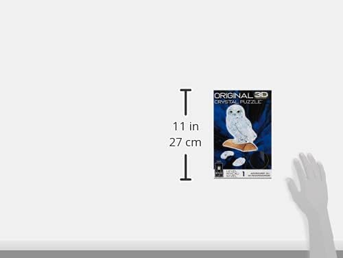 BePuzzled | Owl Original 3D Crystal Puzzle, Ages 12 and Up, Owl, Clear - Image 3