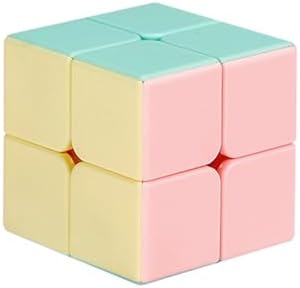 2x2 Macaron Speed Cube Stickerless Magic Cube by HELLOCUBE