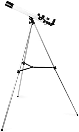 Nedis 50/600 Refractor Telescope for Adults, Beginners & Kids, 50mm Aperture 600mm Focal Length (50x-100x), Compact & Portable with Adjustable Tripod, for Astronomy, Stars, Planet and Moon Watching - Image 2
