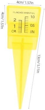 GANAZONO 9pcs Outdoor Rain Gauge for Lawn Garden Precise Rainfall Measuring Device with Sprinkler Catch Cups for Home Yard School Use - Image 2
