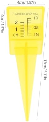 9pcs 1.5-inch Rain Gauge for Lawn Outdoor Accurate Water Measuring Tool with Sprinkler Catch Cups Portable Rainfall Gauge for Garden and Yard Use - Image 2