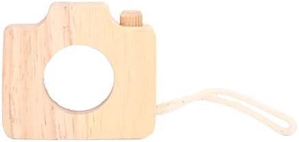 Toy Camera, Bee Eye Effect Prism Kaleidoscope Lens for Kids, Wooden Camera Toy with Small Size Portable Design for Toddlers Outdoor Play and Imagination Stimulation (Wood Color) - Image 3