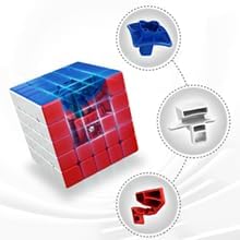 Bukefuno Moyu Meilong 4x4 M Magnetic Stickerless Speed Magic Cube MFJS MEILONG 4x4x4 m Magnetic Cubing Classroom 4x4 M Cube Magic Puzzle - Image 3