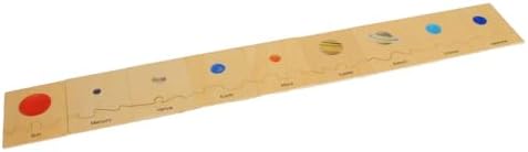 ancona Solar System English Monolingual, Montessori Geography & Space Learning:Preschool Memory Matching Game Box Set with 9 Planet Figurines & Matching Puzzle Cards, Early Education Toy - Image 6