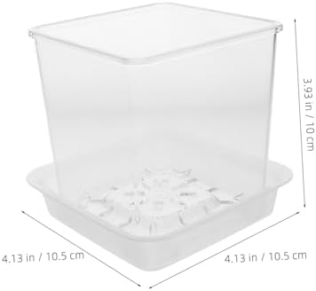 Nursery Pot with Drainage Holes, Plastic Planter for Seedlings - Image 2