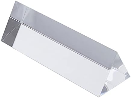 Triangular Prism, Optical Crystal Prism Refractor, Rainbow Maker for Science Teaching Spectrum Physics Photography Decoration - Image 6