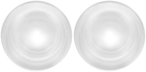 PATIKIL 2Pcs Fresnel Lens, 100mm Diameter Acrylic Lens Solar Focal Length 80mm Magnifier Glass for Solar Heating Small Magnifier Physics Teaching, Transparent by PATIKIL