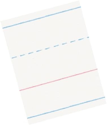 Pacon Handwriting Paper, 1-1/8" Ruled, 8" x 10.5", 40 Sheets, 24 Tablets - Image 3