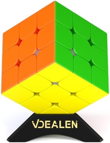Vdealen 3x3 Speed Cube Stickerless Smooth Turning Magic Cube for Beginners by Vdealen
