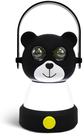 LED Bear Camping Lantern Kit, Battery Powered Night Light for Kids 6-12, Outdoor Equipment for Kids Ages 8-12, Toys Girls Boy Birthday Christmas Gift, Bear Style(Battery NOT Included) by OSCEVIA
