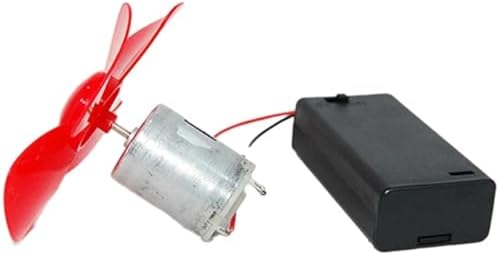 280 DC Micro Motor 3V 15000RPM with Fan Leaf and Battery Box for Science Experiment Handmade DIY(Type2) - Image 3