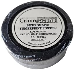 Crime Scene Basic Latent Fingerprint Kit, Bichromatic Grey Powder - Image 3