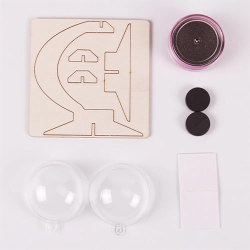 Magnetic Field Line Observation Sphere Kit, Ferromagnetic Substance Attraction Demonstration Tool, DIY Magnetism Physics Experiment Set for Scientific Teaching & Handmade Research - Image 2