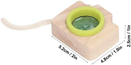 Camera Style Prism Toy for Kids Bee Eye Effect Portable Green - Image 3