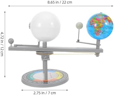 Generic Rotating Solar System Model Sun Earth Moon Planetary Globe Space Toys for Kids Classroom Project Educational Globe for Teachers Office Decor - Image 2