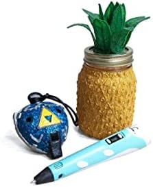 SCRIB3D P1 3D Printing Pen Bundle with Silicone 3D Mat & 20-Color PLA Filament Refills, 320 Feet, 1.75mm – Includes Display Pen, Stencil Book, Project Guide & Power Adapter - Image 4