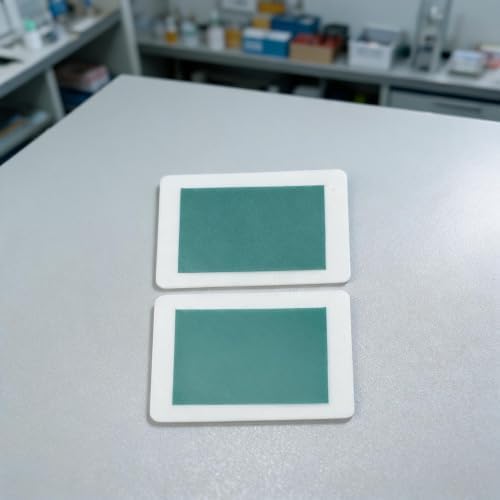 2PCS Magnetic Field Viewer Film, 50x75mm Encapsulated Viewing Card, Portable Green Magnet Pattern Detector Sheet for Science Education - Image 4