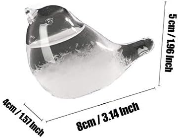 Hovico Storm Weather Forecaster, Water Drop Weather Predictor, Drop-Shaped Glass Barometer, Home and Office Decorative Glass Bottles (A) - Image 2