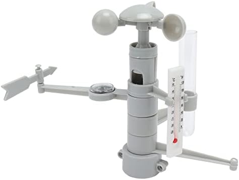 DIY Weather Station Toy Educational Set with Wind Vane, Anemometer, Thermometer, and Rain Gauge for Science Learning - Image 5