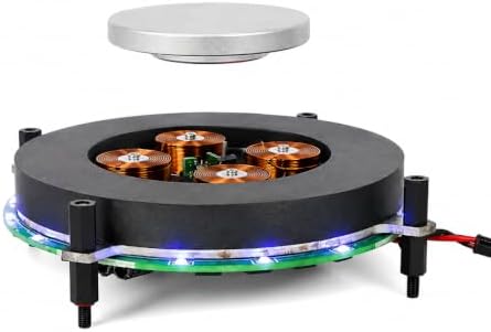 Magnetic Levitation Display Stand, 360° Rotating Floating Platform for Collectibles, Figures, Models and Desk Display, Black by Unknown