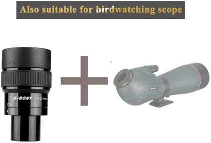 SVBONY SV191 Zoom Eyepiece for Telescope Bundle with SVBONY SV215 Zoom Eyepiece, 1.25 Inch Zoom Lens - Image 2