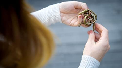 BePuzzled | Enigma Hanayama Metal Brainteaser Puzzle Mensa Rated Level 6, for Ages 12 and Up - Image 2