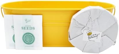 Buzzy Seeds Taco Night Grow Kit, Metal Planter, Tomato & Cilantro Seeds - Image 4