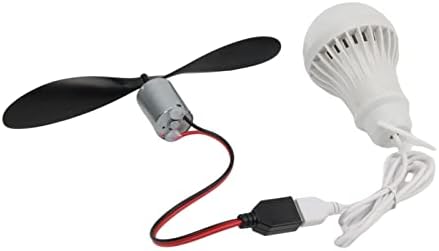 Mini Wind Turbine Generator Educational Model Kit with LED Output, Alternative Energy Demonstration Module for STEM Learning by OLONETO