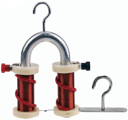 U Shaped Electromagnet with Horseshoe Solenoid Electromagnet, Electromagnetism Experimental Equipment Electromagnetics Experiment Instrument U-Shaped Principle Demonstration Apparatus by Unknown
