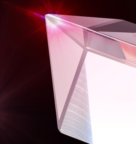 Optical Prism with Gift Box, 6 Inch Length Glass Triangular Prism for Physics Rainbow Experiment and Photo Photography (L) - Image 3