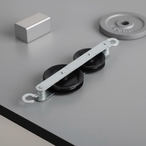 predolo Physic Demonstration Pulley Set Large Size Mechanics Demonstration Pulley Hands-on Learning Block and Tackle System for Students, Teacher, Classroom, Rod Fixed Pulley - Image 4
