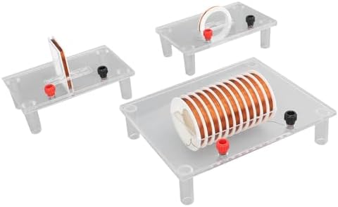 Jeanoko Current Magnetic Field Demonstrator Transparent PVC Projectable Kit for Physics Teaching Equipment Classroom Experiment - Image 3